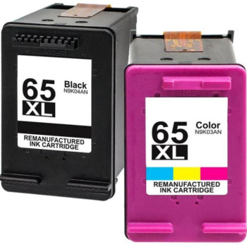 Hp 65xl Value Pack Black + Tri Color Ink Cartridges