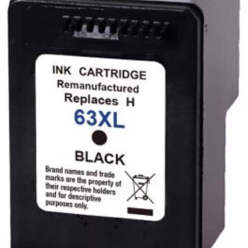 HP 63xl Black High Yield Cartridge Compatible
