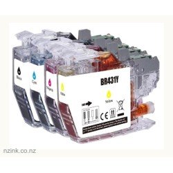 Brother LC431 Ink Cartridge Full Set (BK/C/M/Y), Compatible