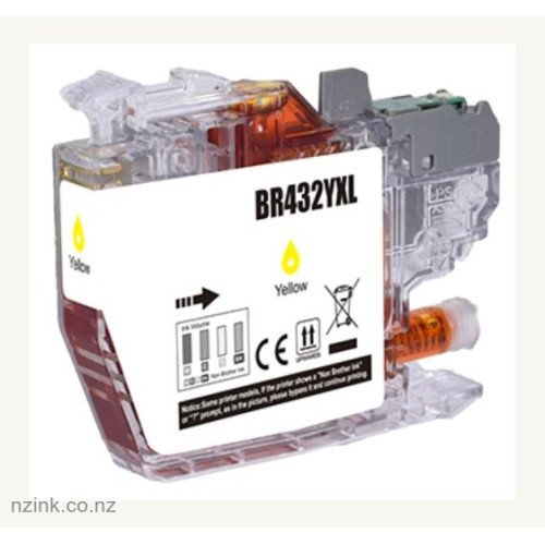 Brother LC432XL Yellow High-Yield Cartridge