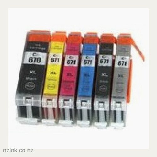 Canon PGI670XL/CLI671XL Ink Cartridge - Aftermarket Canon PGI670XL/CLI671XL Ink Cartridge - Aftermarket