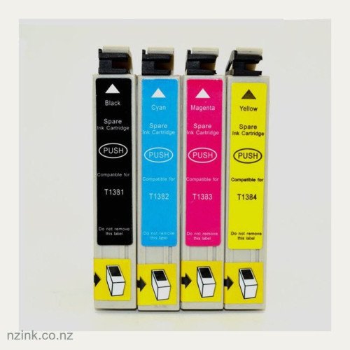 Genuine Epson T138 XL Ink - Black/Cyan/Magenta/Yellow Genuine Epson T138 XL Ink - Black/Cyan/Magenta/Yellow
